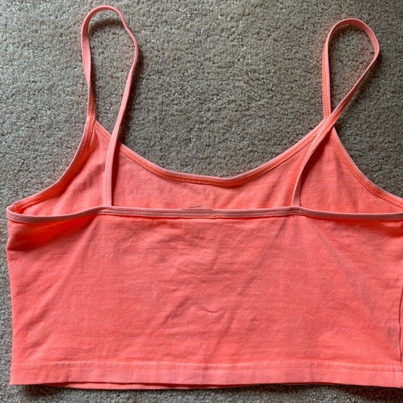 A neon coral tna cropped tang top - Picture 3 of 3